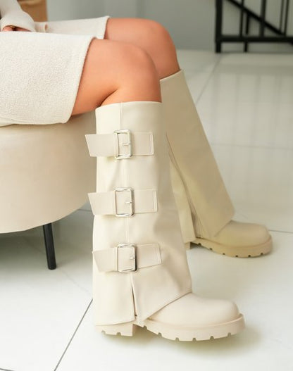 Cassie Beige Boots