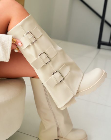 Cassie Beige Boots