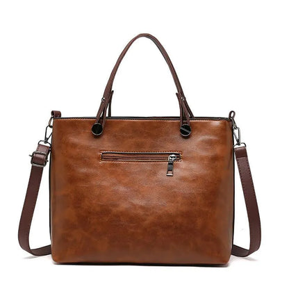 CLARA™ - LEATHER SHOULDER BAG