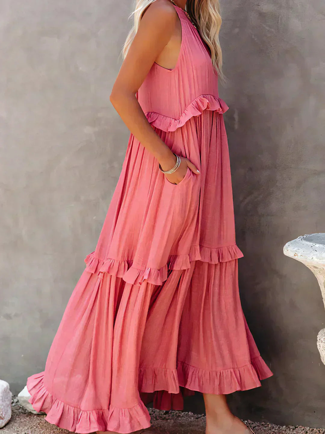 Amelia Halter Maxi Dress