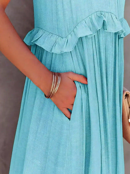 Amelia Halter Maxi Dress
