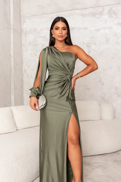 Amelia Satin Dress