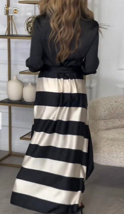 Charlotte Striped Maxi Dress