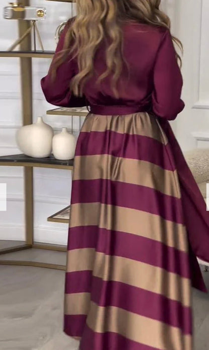 Charlotte Striped Maxi Dress