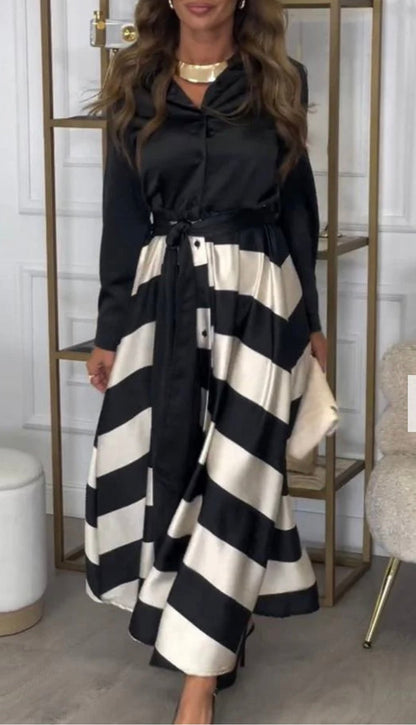 Charlotte Striped Maxi Dress
