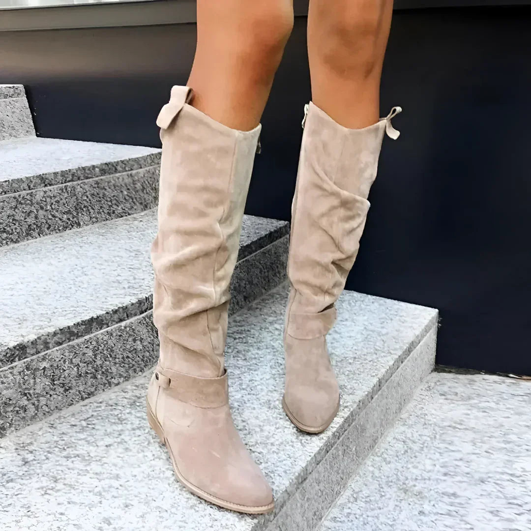 Covella - Suede High Boots