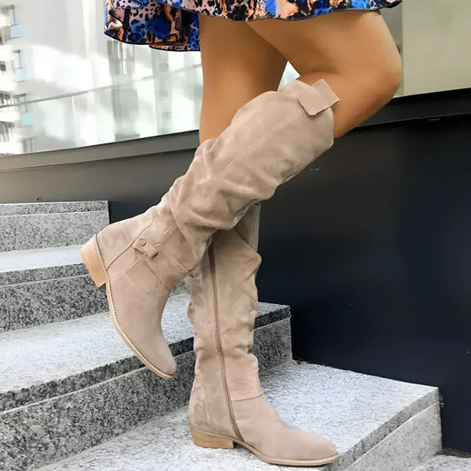 Covella - Suede High Boots