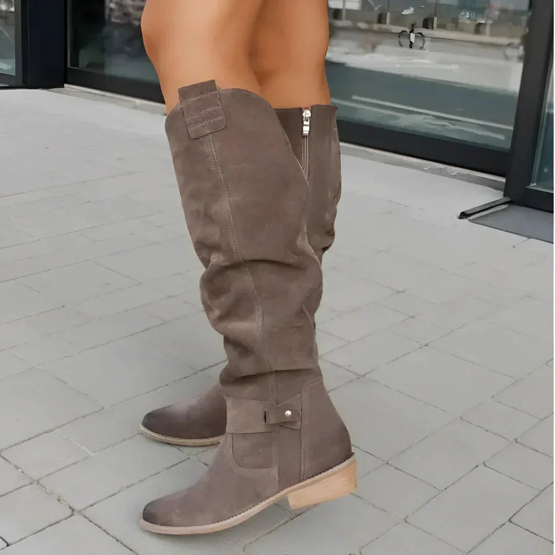 Covella - Suede High Boots