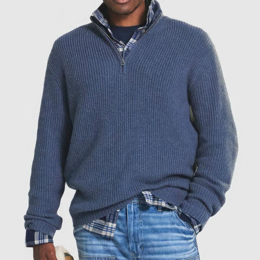 Finn - Essential Zip Collar Sweater