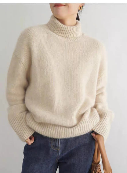 Tanya™ - Women's Wool Turtleneck Knitted Sweater