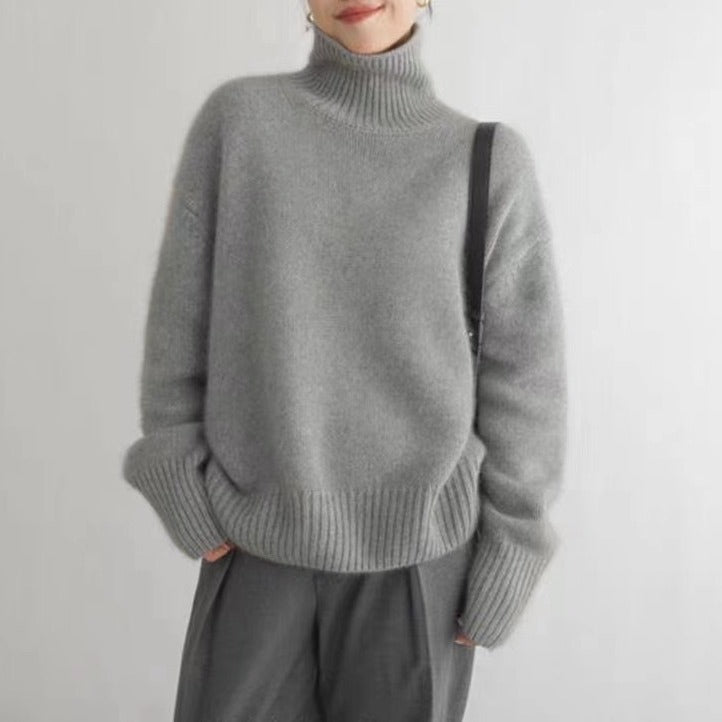 Tanya™ - Women's Wool Turtleneck Knitted Sweater