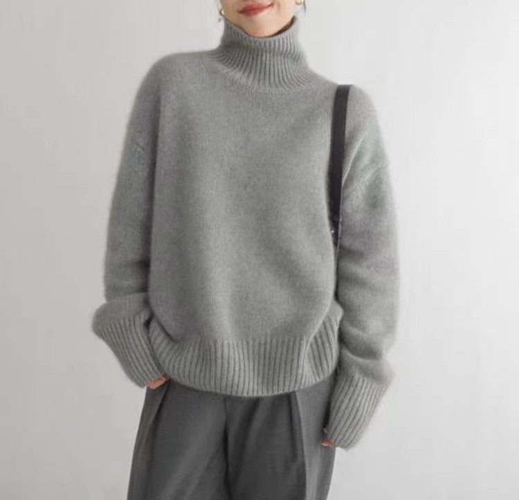 Tanya™ - Women's Wool Turtleneck Knitted Sweater