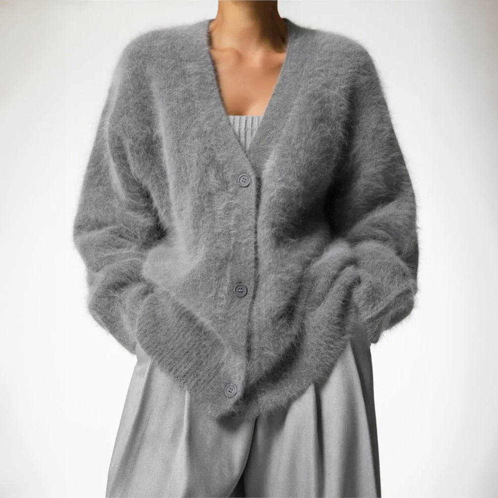 Valina - Elegant Fluff Cardigan