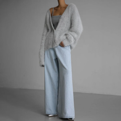 Valina - Elegant Fluff Cardigan