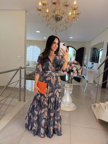 Lella Stylish Floral Maxi Dress