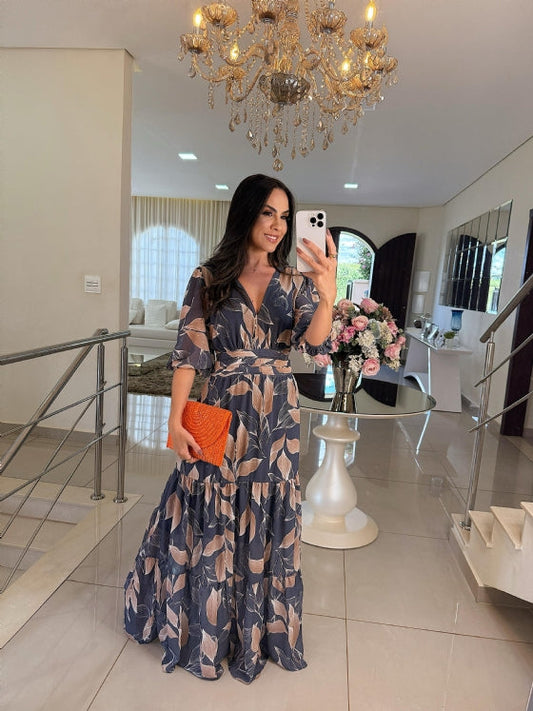 Lella Stylish Floral Maxi Dress