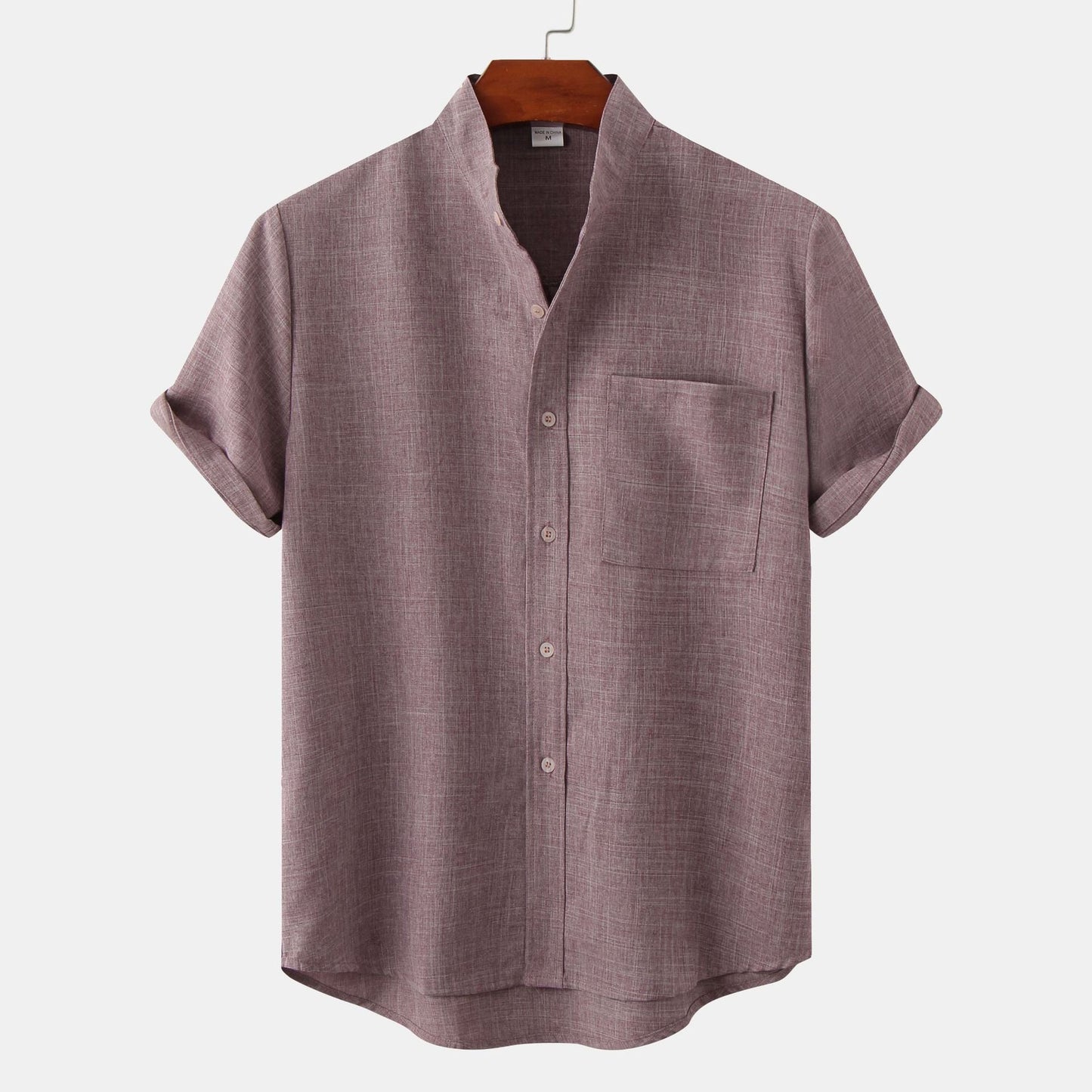 Mizona Solid Button-Up Shirt