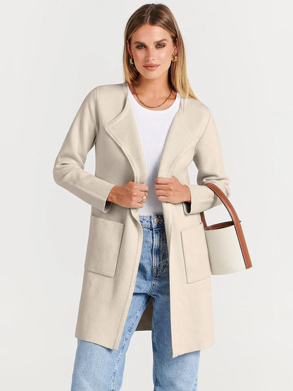 Bernadine - Lapel Classy Coatigan