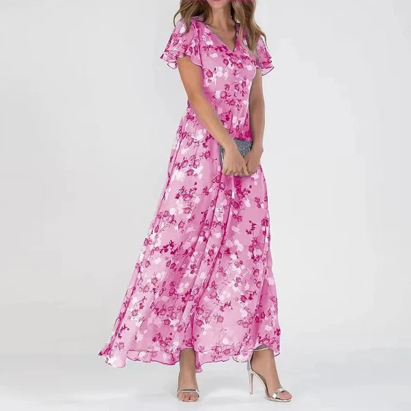 Amelia Floral Maxi Dress