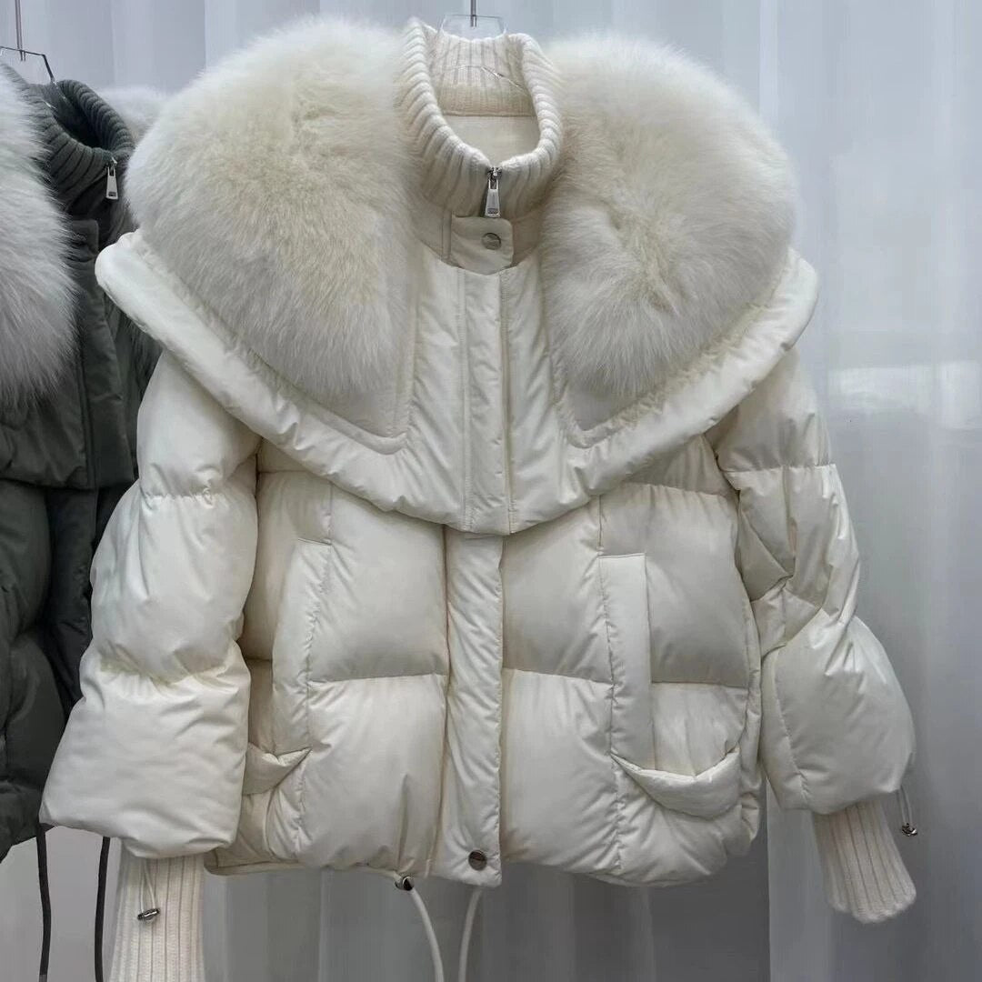 The Isabella Faux Fur Down Jacket