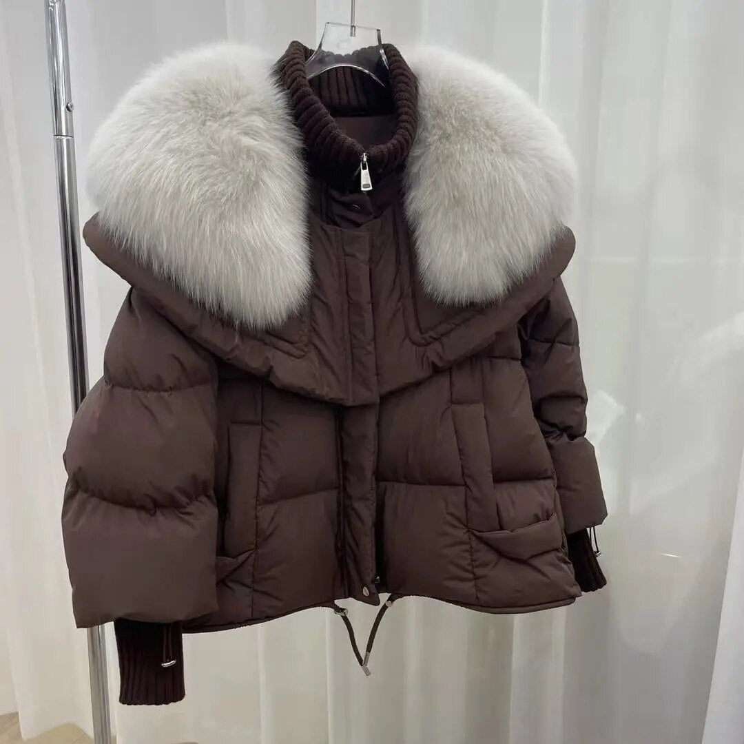 The Isabella Faux Fur Down Jacket