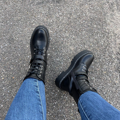 Walk All Black Boots