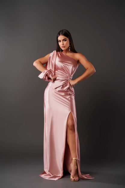 Amelia Satin Dress