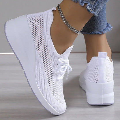 HAZEL - BREATHABLE KNIT ORTHOPAEDIC CASUAL SNEAKERS