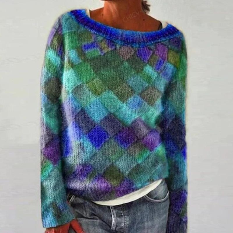 Tessa | Colorful & stylish o-neck jumper