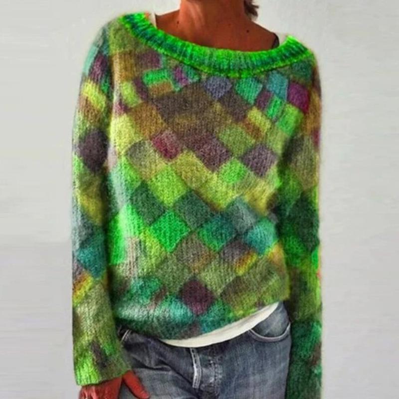 Tessa | Colorful & stylish o-neck jumper