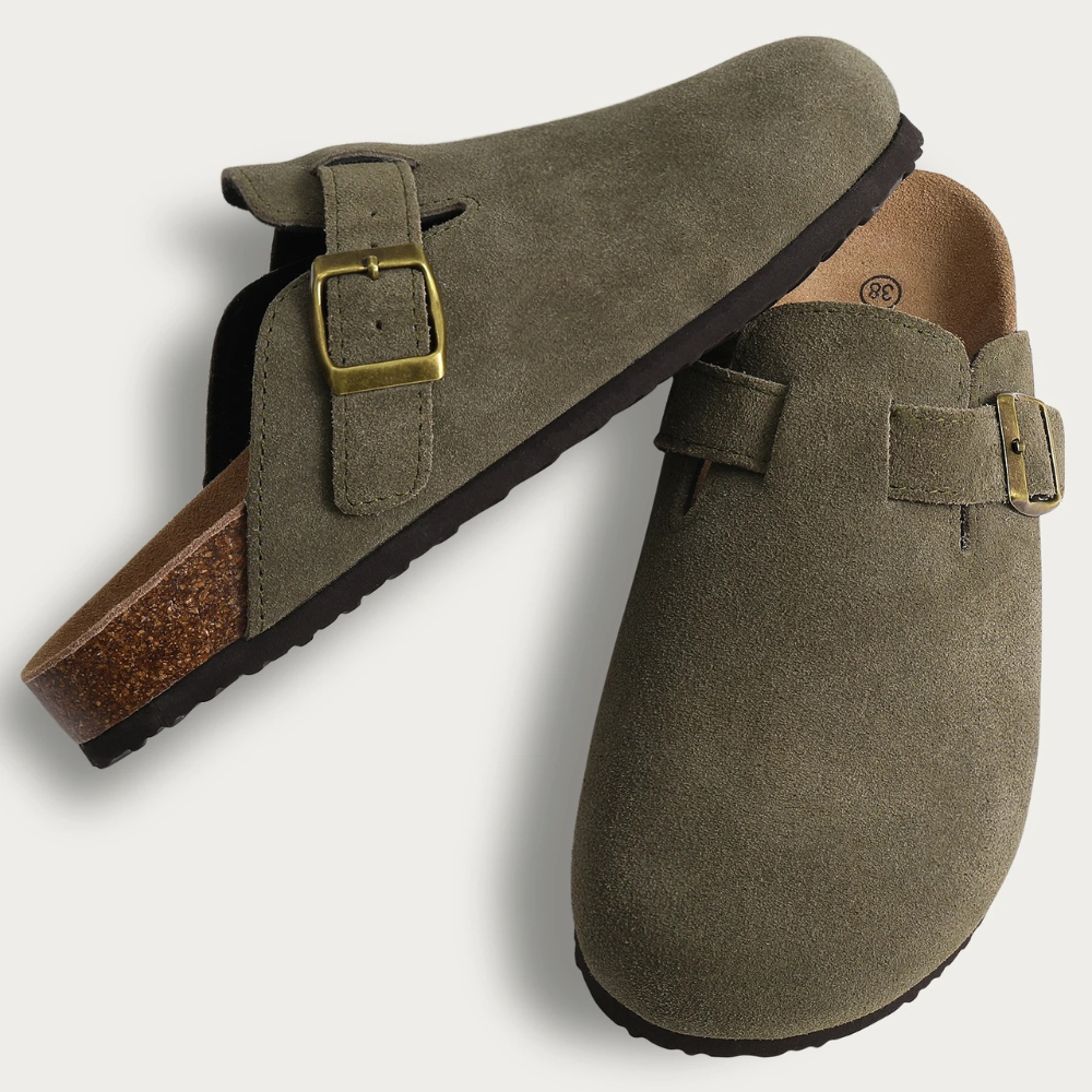 Brooklyn Stylish Slip-On Cork Sandals