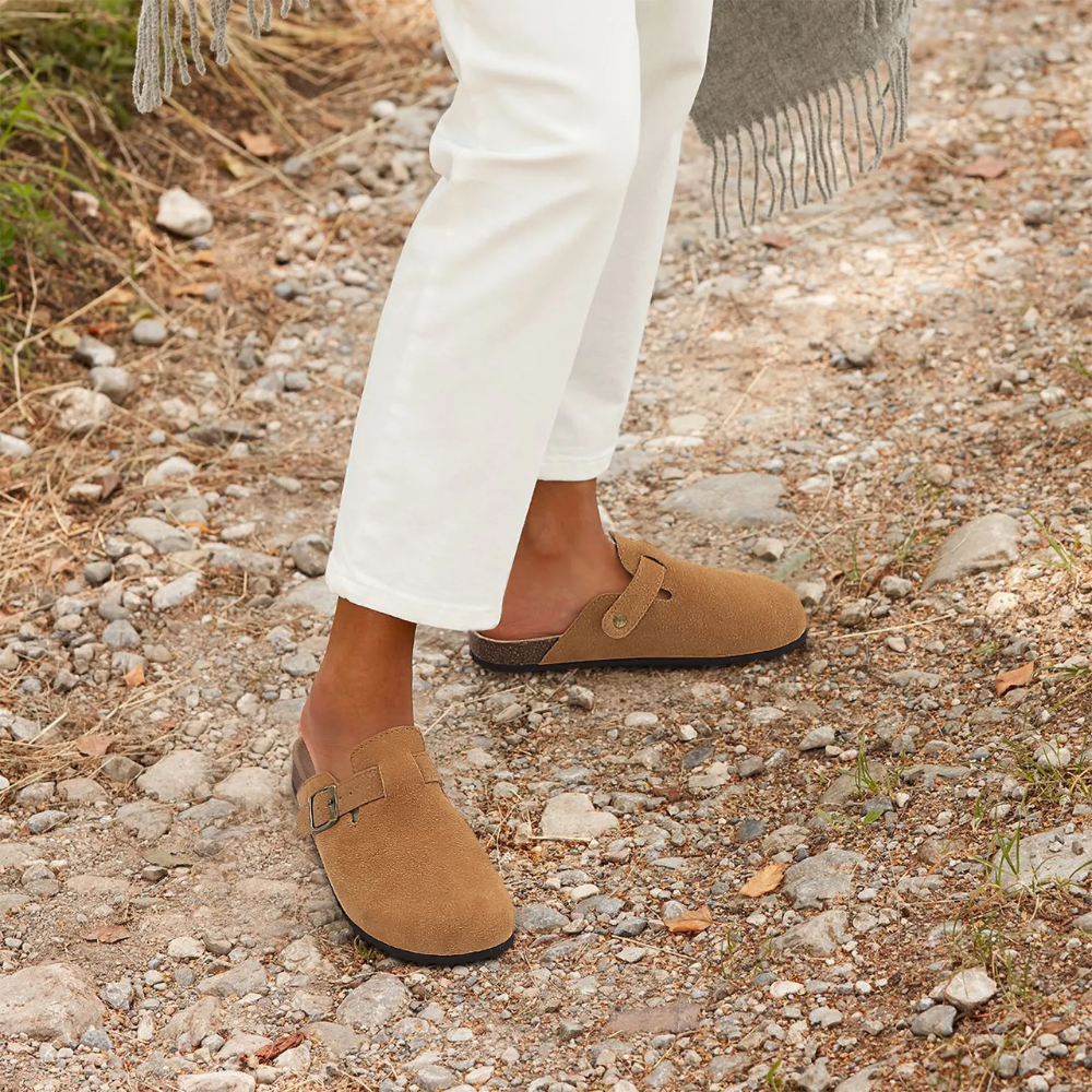 Brooklyn Stylish Slip-On Cork Sandals