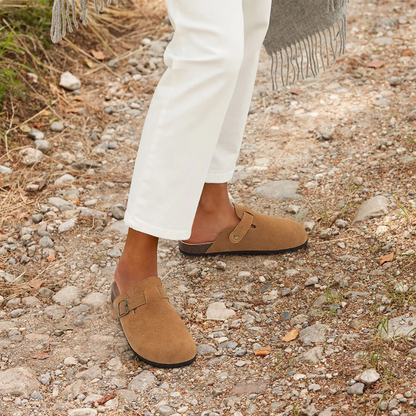 Brooklyn Stylish Slip-On Cork Sandals