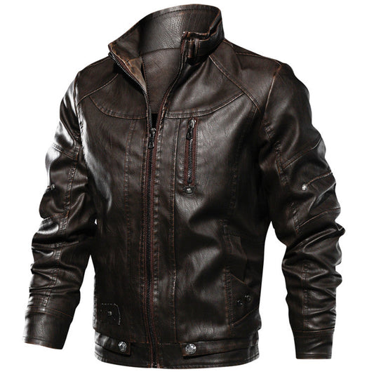 WINDBREAKER LEATHER JACKET