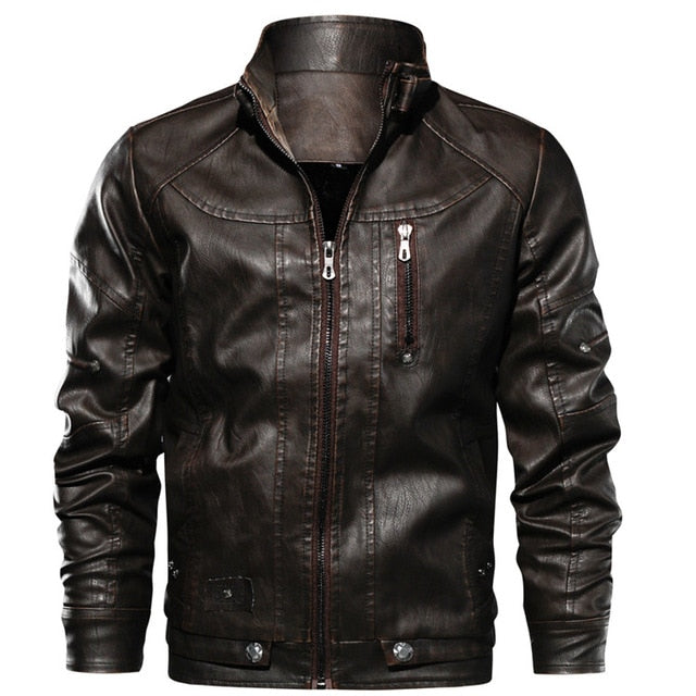 WINDBREAKER LEATHER JACKET