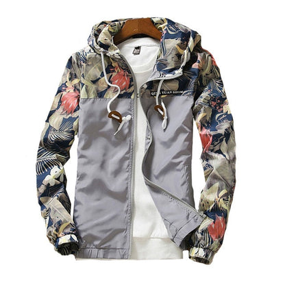 Floral Windbreaker