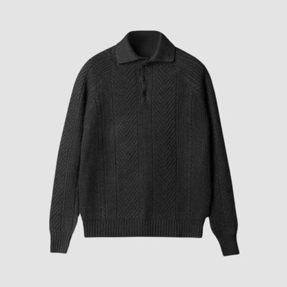 Harrington Knitted Polo Sweater