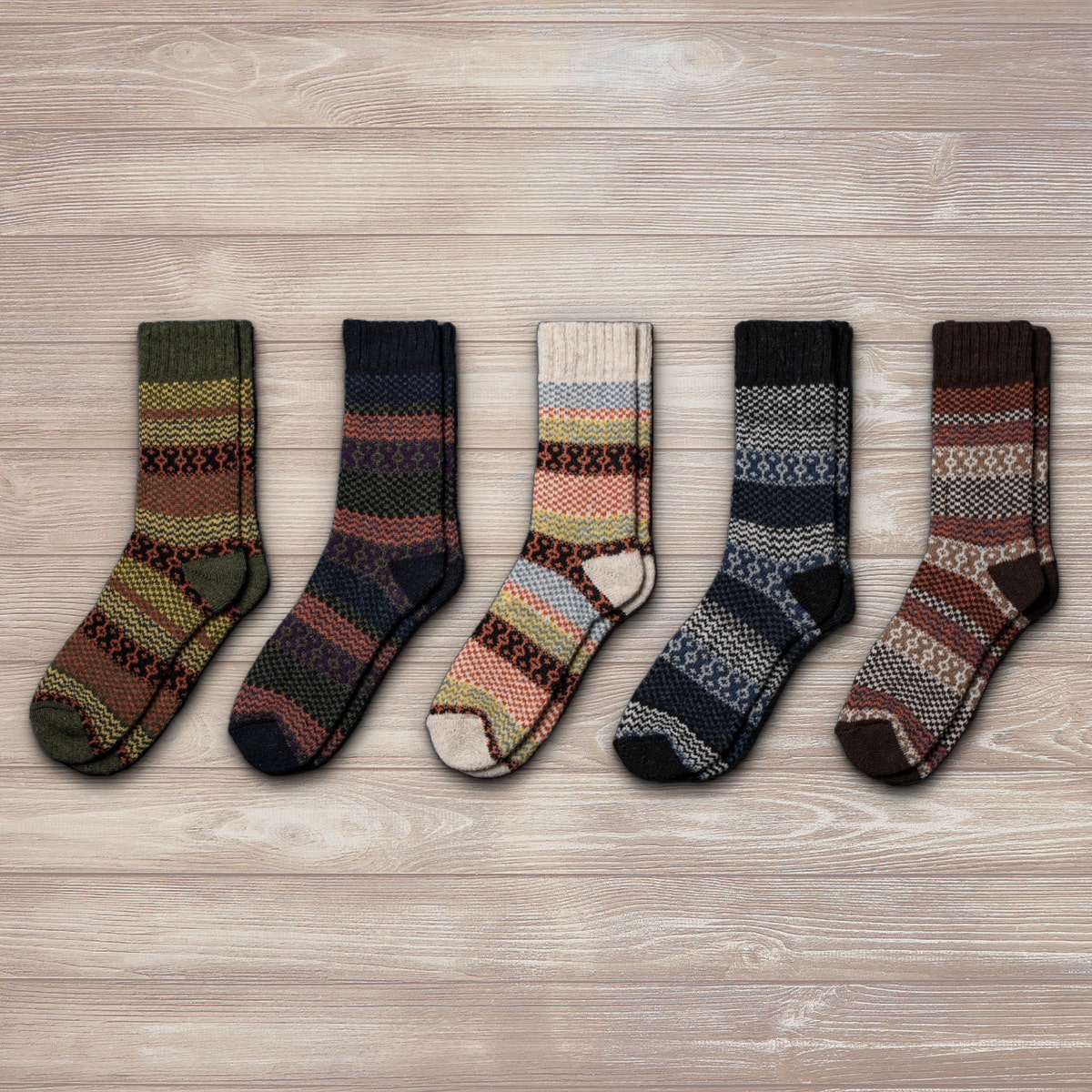 Sigurd (5 pairs) - Wool Socks