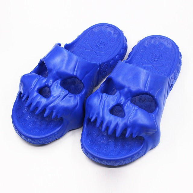 Unisex Skull Slippers