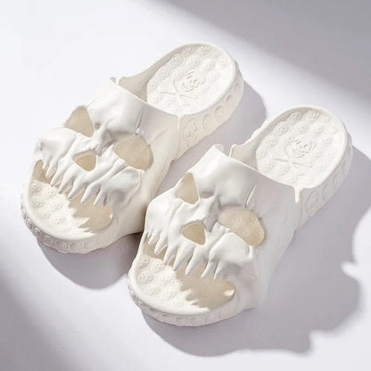 Unisex Skull Slippers