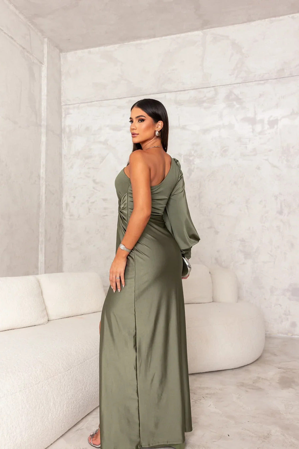 Amelia Satin Dress