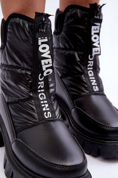 Warmy Black Boots