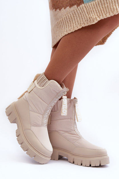 Warmy Beige Boots