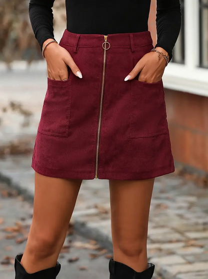 Mabel Stylish Skirt with Pockets