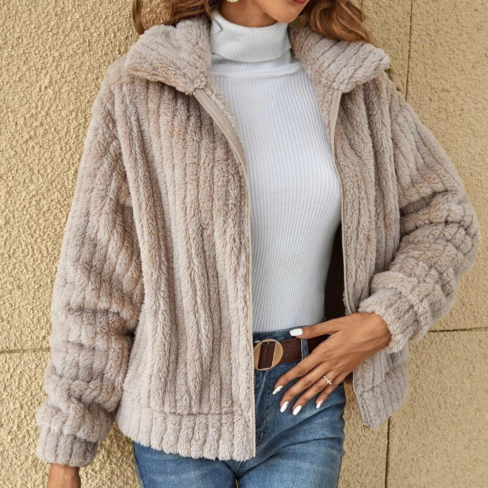 Macy - Casual Plush Cardigan