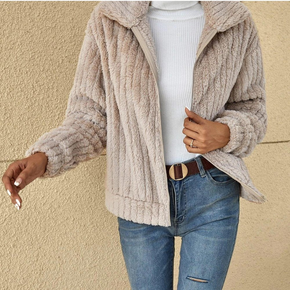 Macy - Casual Plush Cardigan