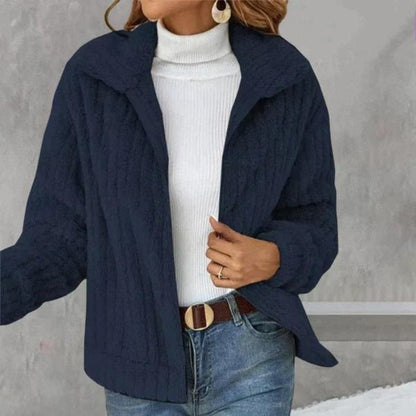 Macy - Casual Plush Cardigan